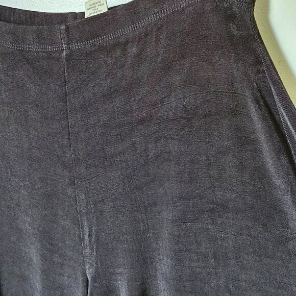 EUC VINTAGE LINDEN HILL BLACK SLINKY SOFT STRAIGHT PANTS SIZE M - Picture 6 of 16